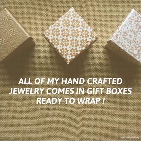 HAND CRAFTED EARRINGS Silver Hoops Goldtone Focals Gold Plated Cubes Statement - Picture 9 of 12